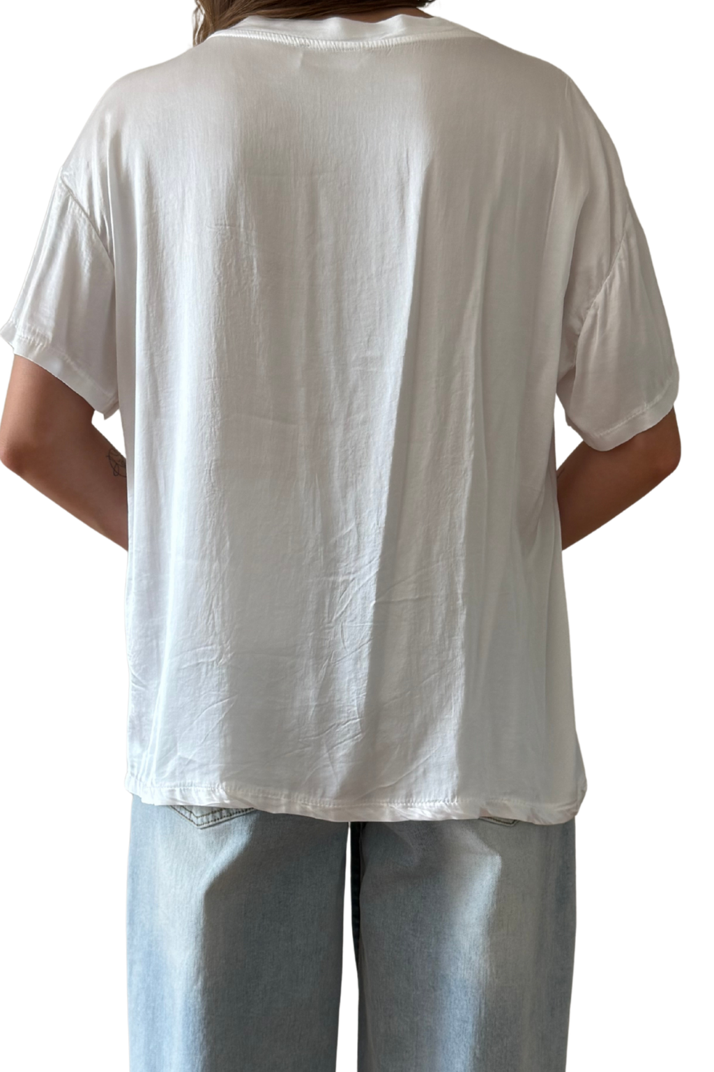 Blusa Raso con Taschino