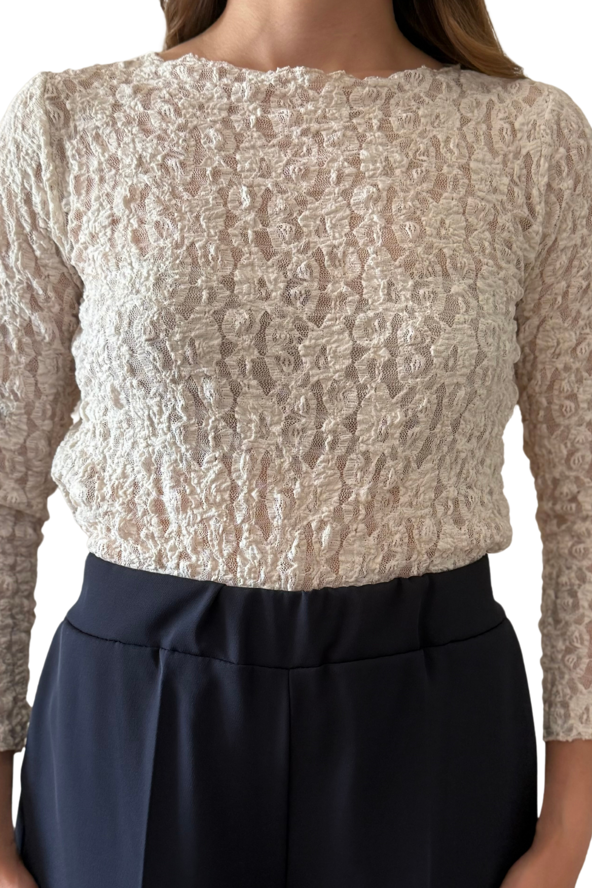 Maglia in Pizzo Testurizzato