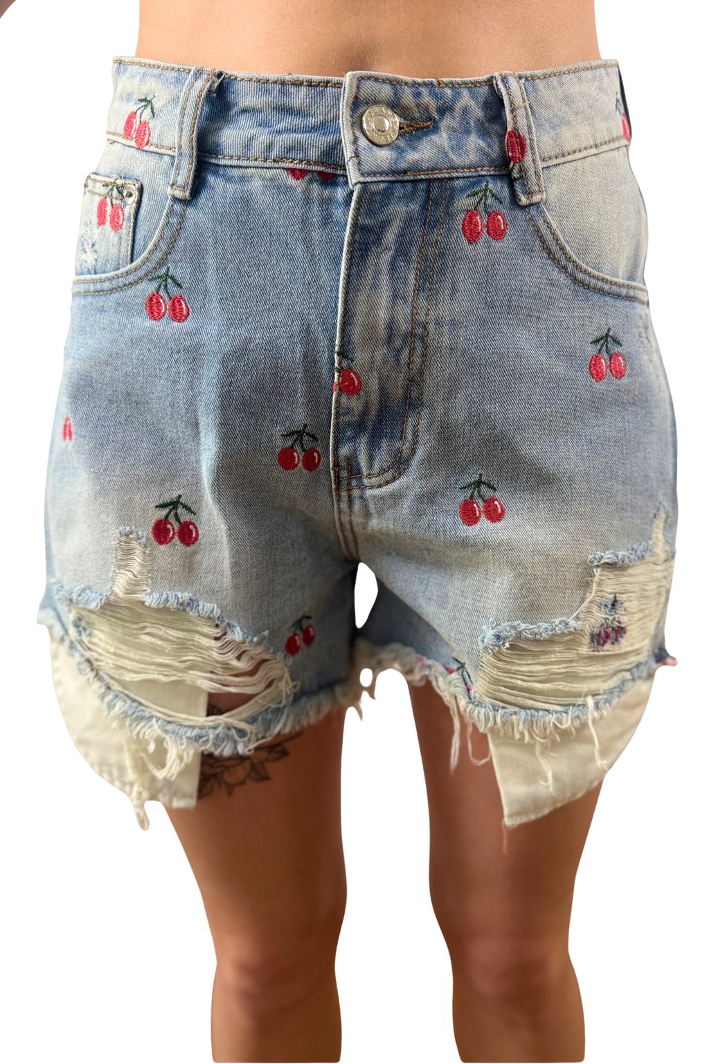 Shorts Cherry Denim