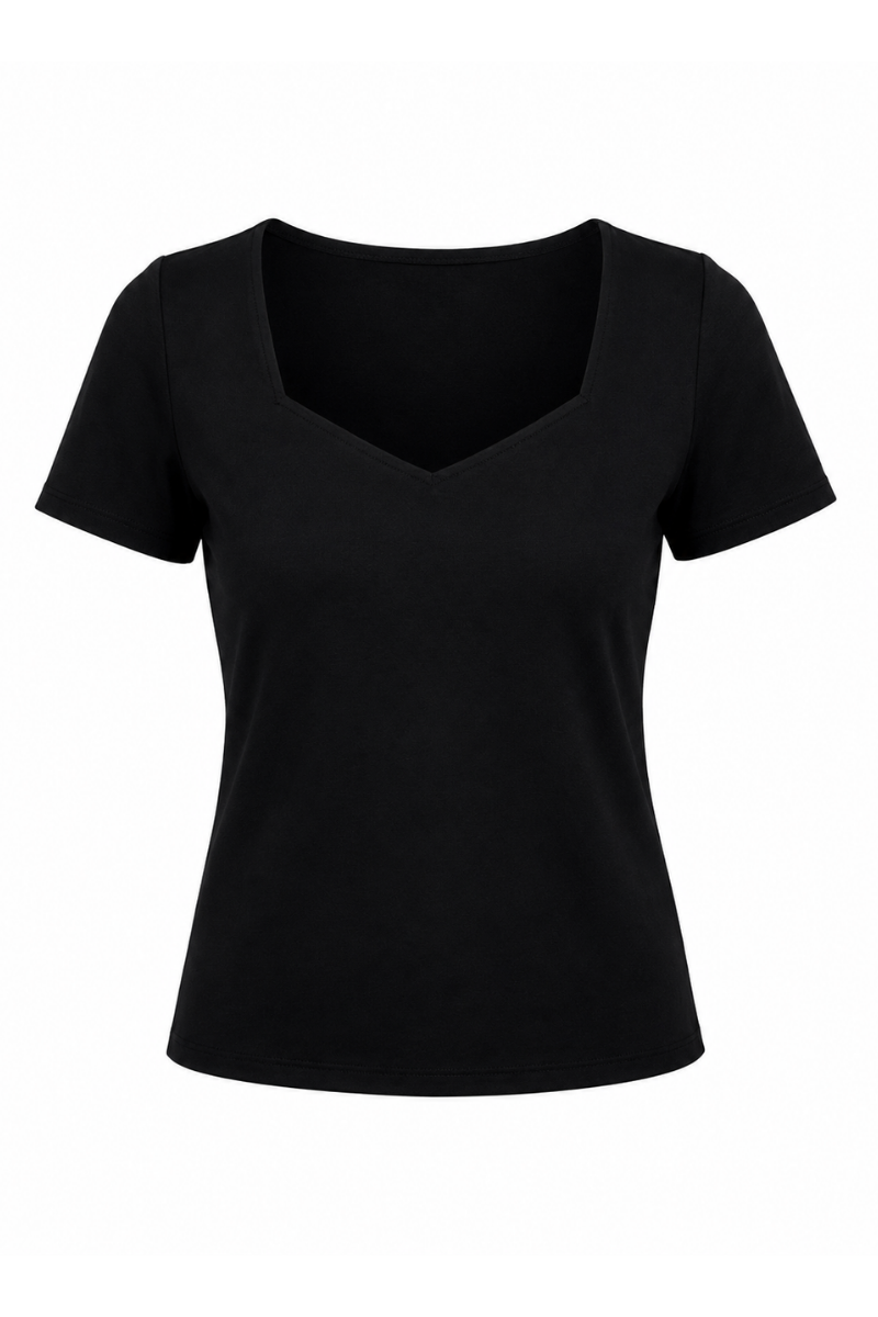 T-Shirt Basic Scollo a V