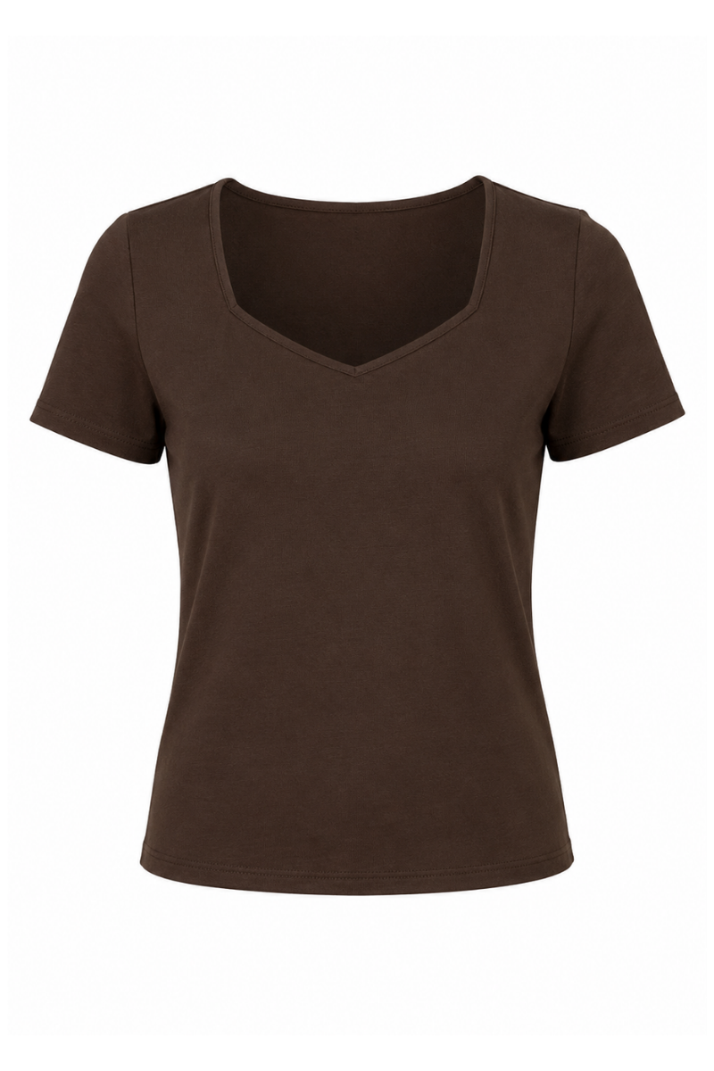 T-Shirt Basic Scollo a V