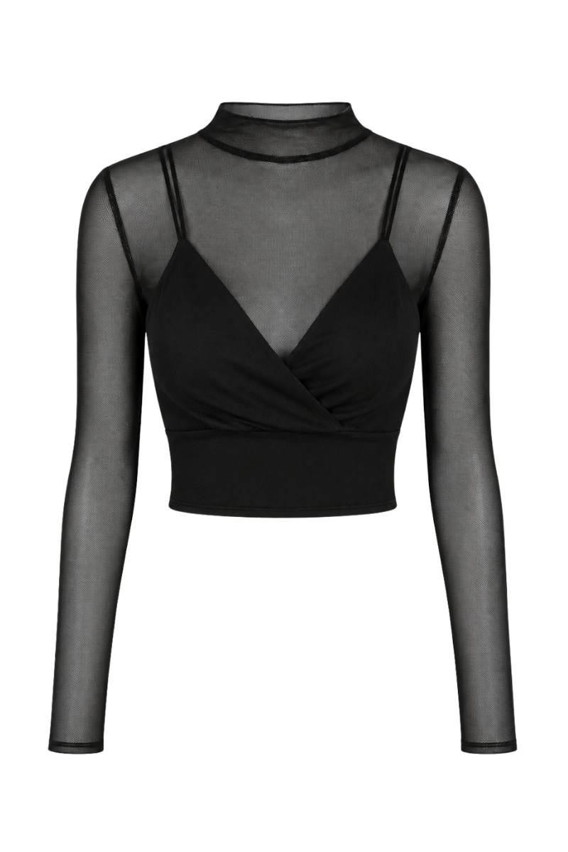 Top Velato con Reggiseno Incorporato Odette