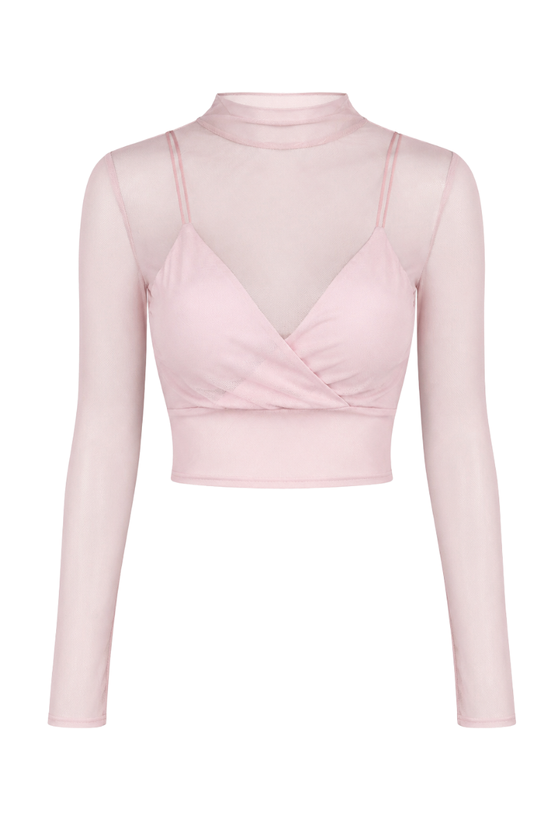 Top Velato con Reggiseno Incorporato Odette