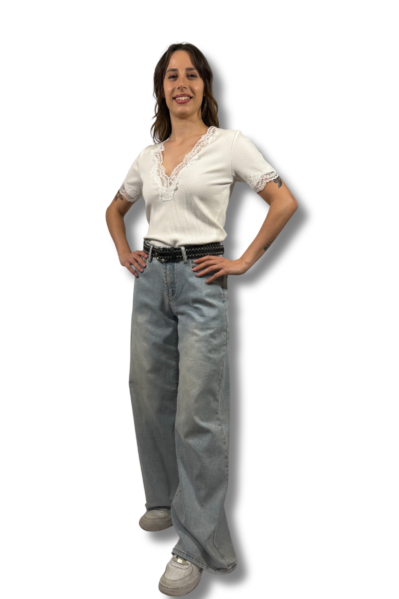 Jeans a palazzo