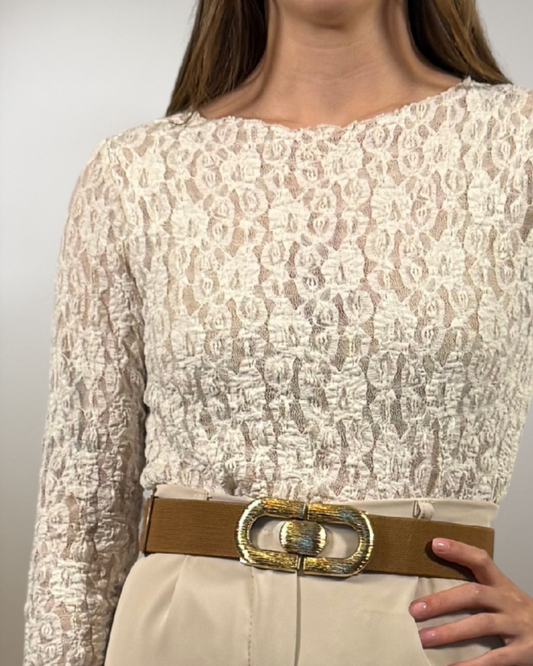 Maglia in pizzo