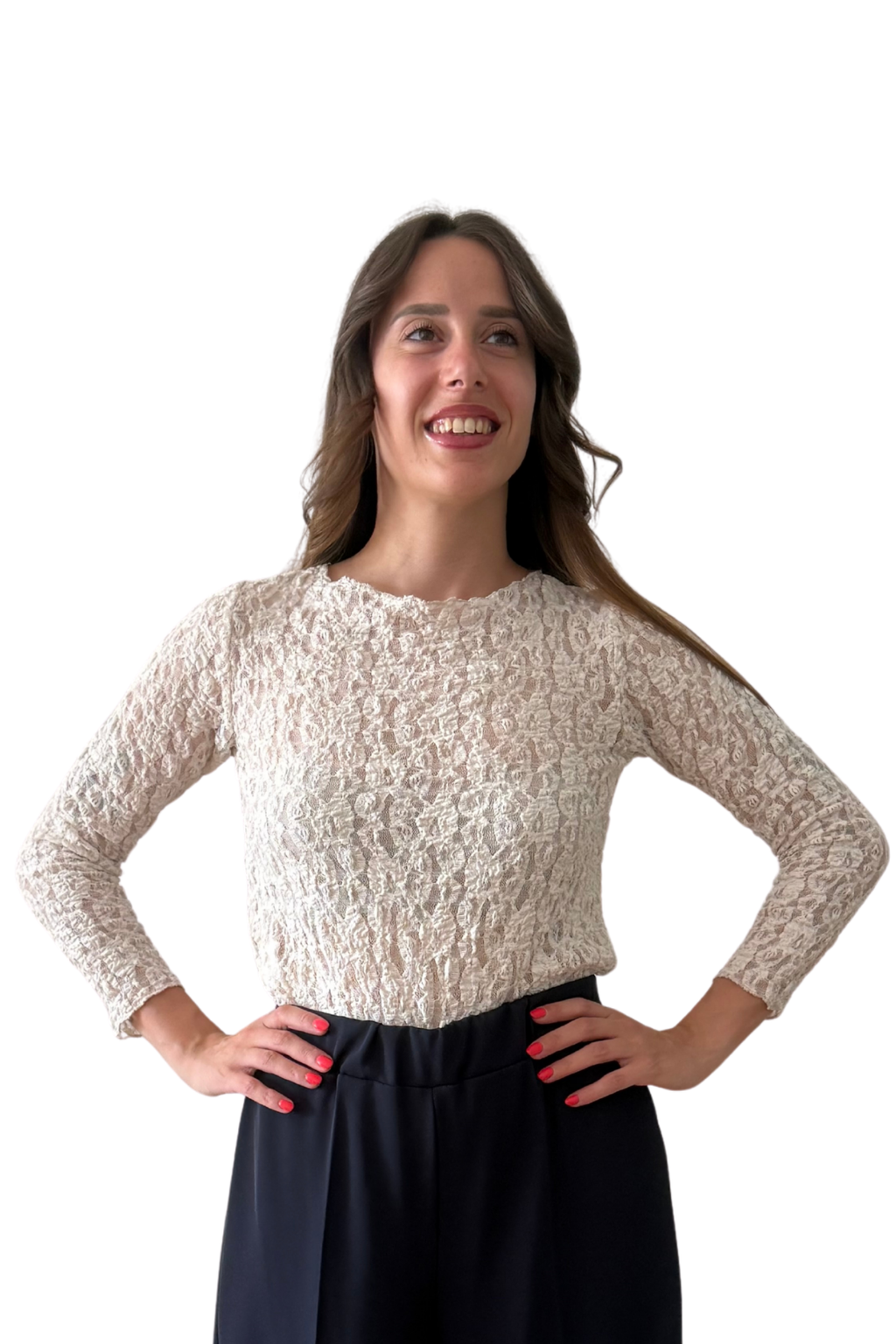Maglia in Pizzo Testurizzato