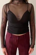 Top Velato con Reggiseno Incorporato Odette