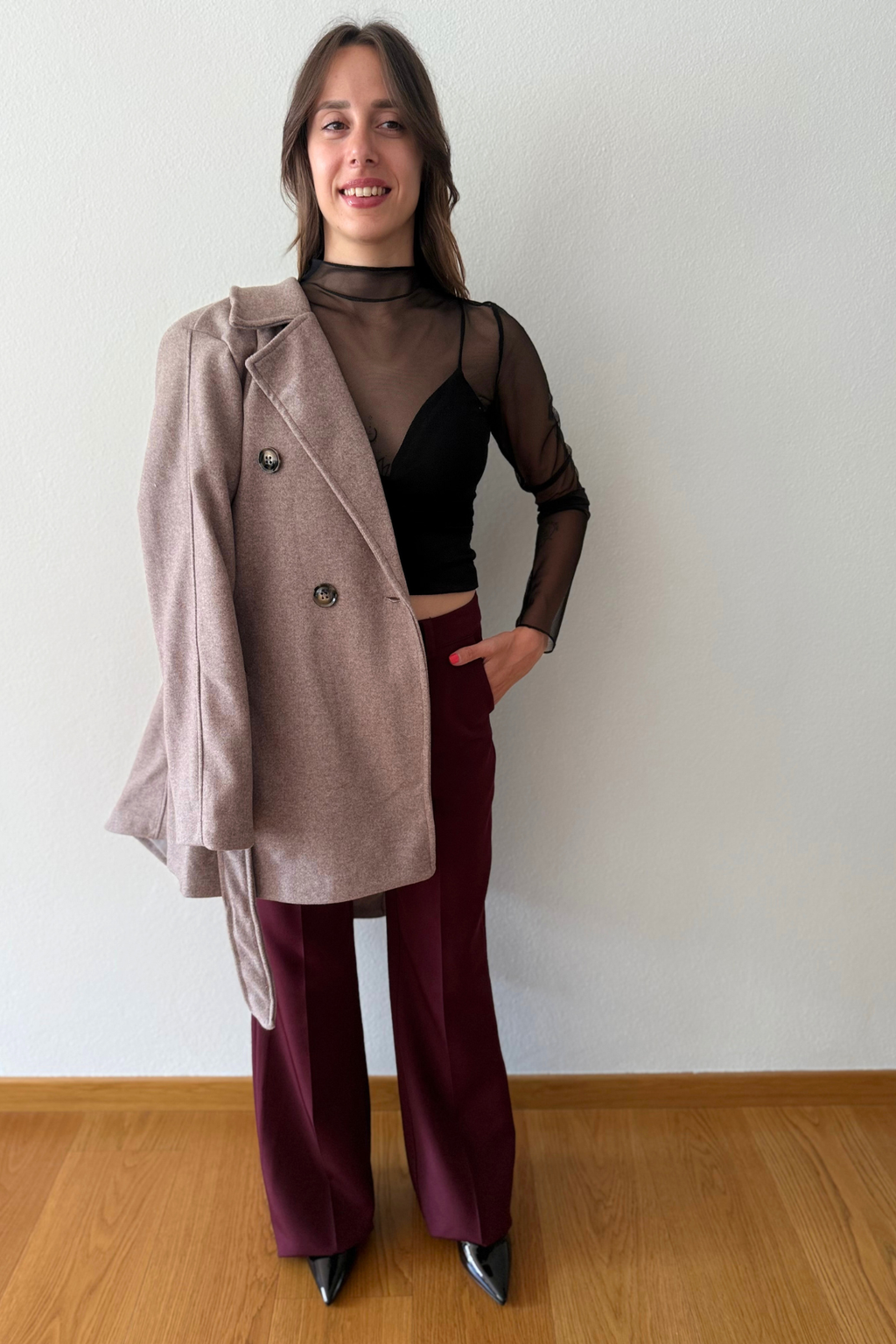 Top Velato con Reggiseno Incorporato Odette