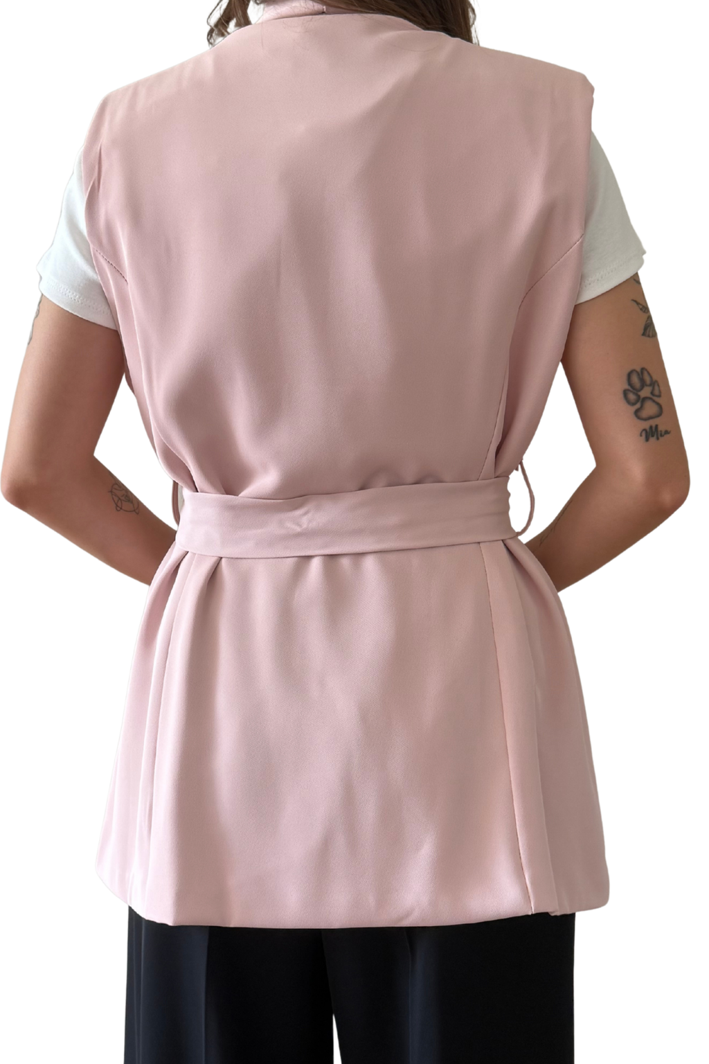Gilet Sartoriale con Collo a Scialle