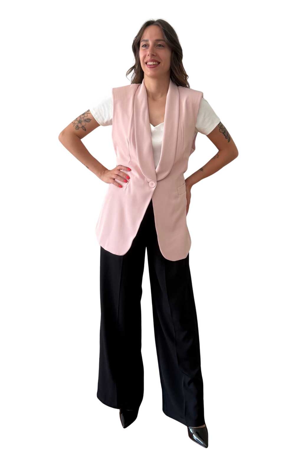 Gilet Sartoriale con Collo a Scialle