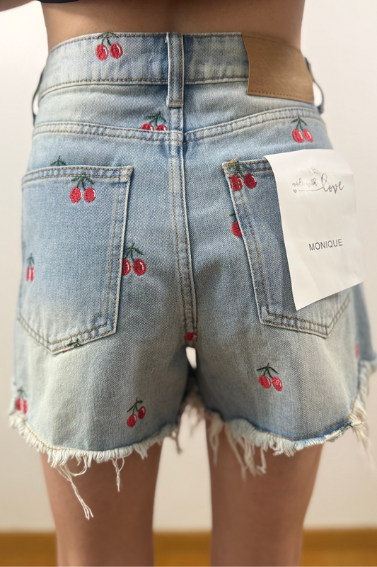 Shorts Cherry Denim
