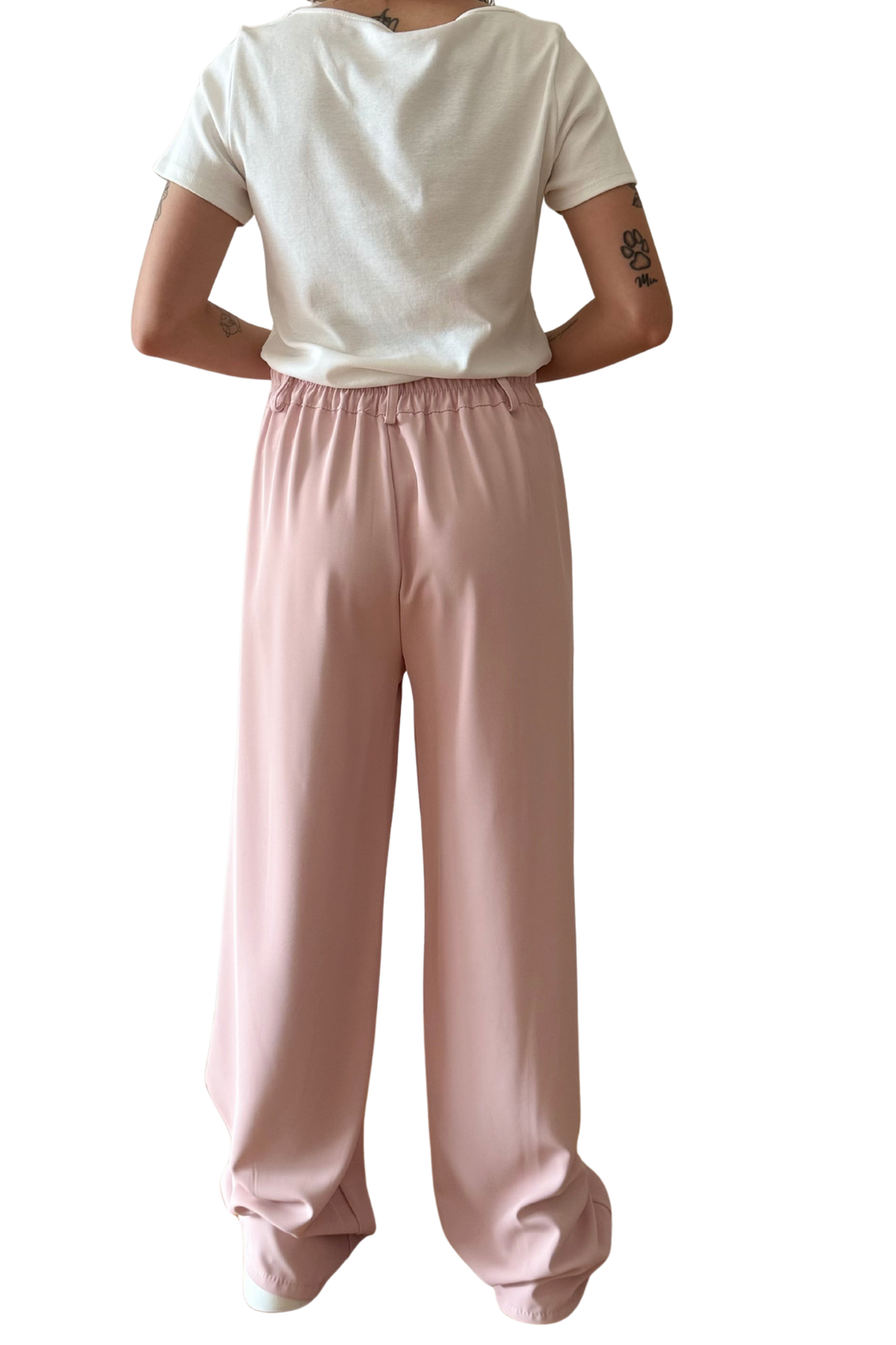 Pantalone Sartoriale a Vita Alta con Pince