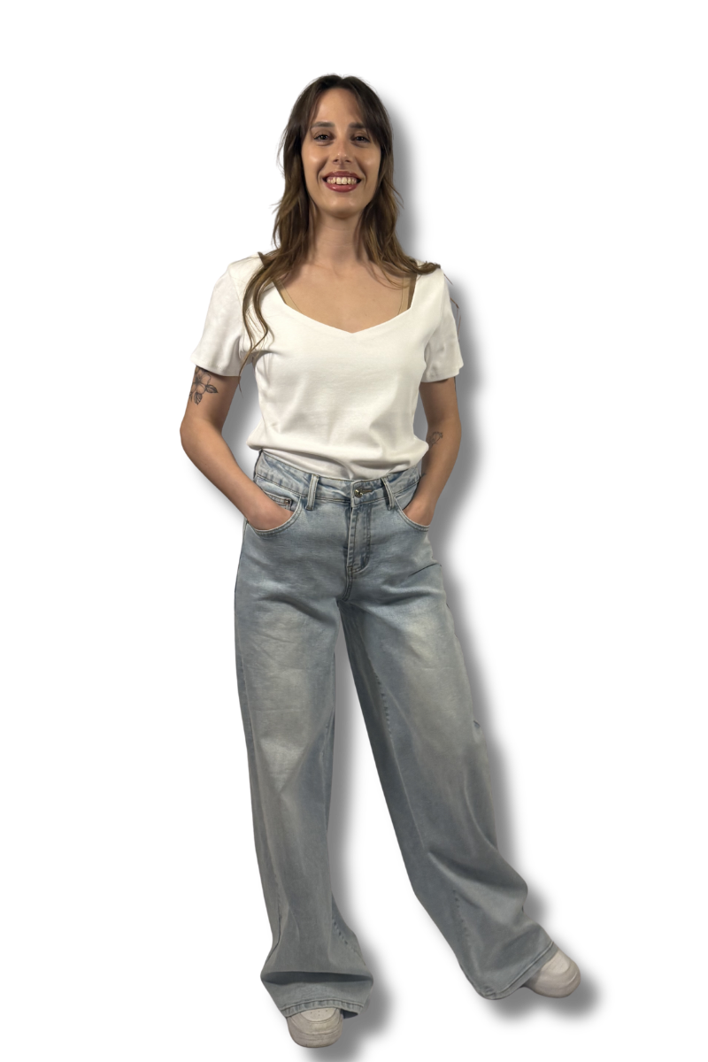 Jeans a palazzo