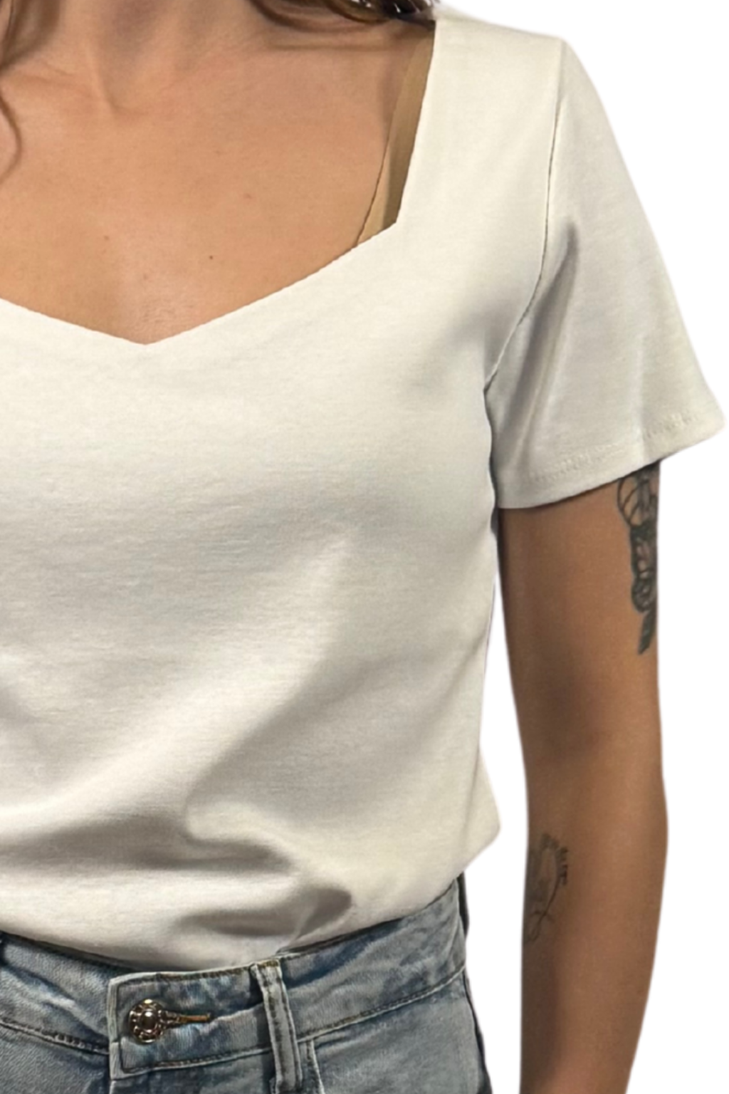T-Shirt Basic Scollo a V