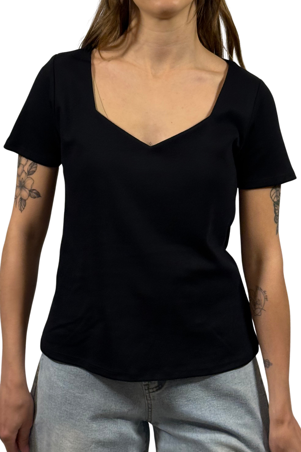 T-Shirt Basic Scollo a V