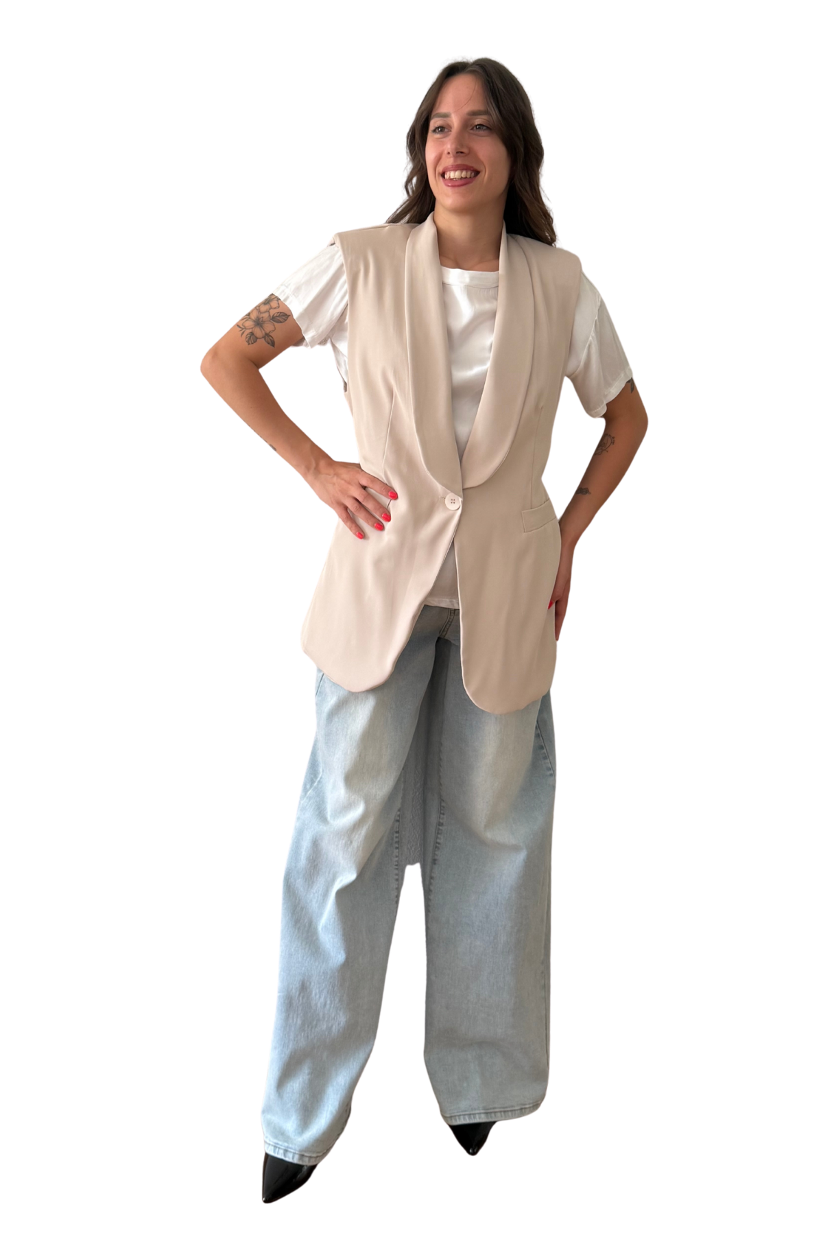 Jeans a palazzo