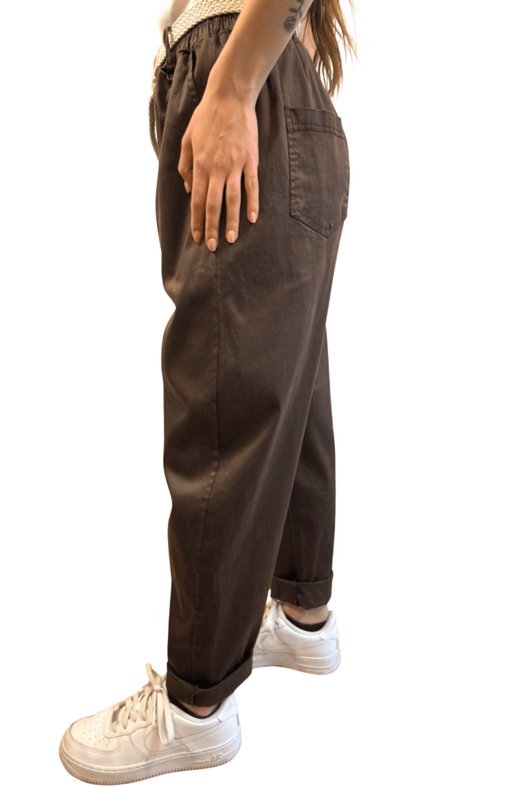 Pantalone in Lyocell con Cintura