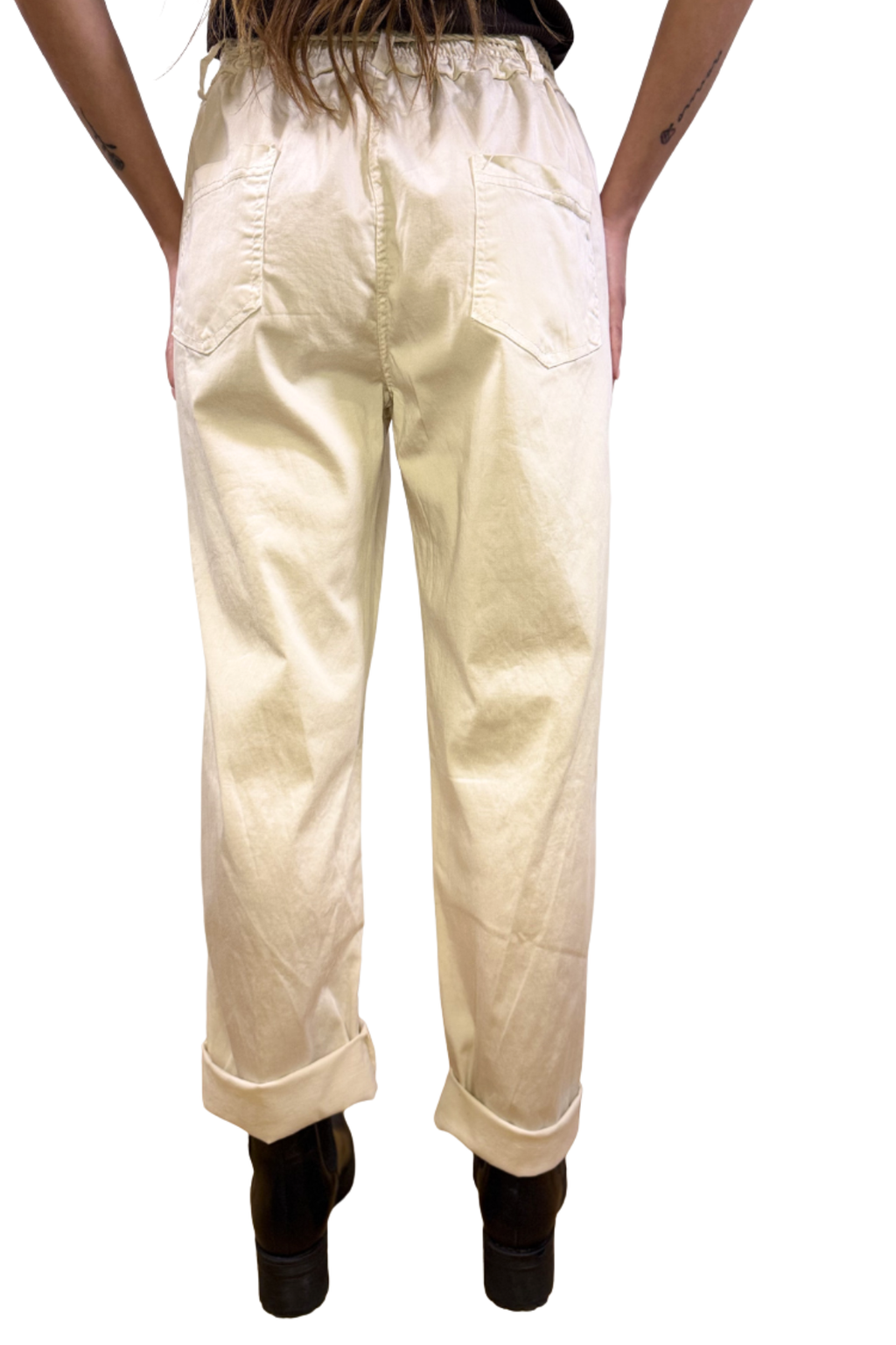 Pantalone in Lyocell con Cintura