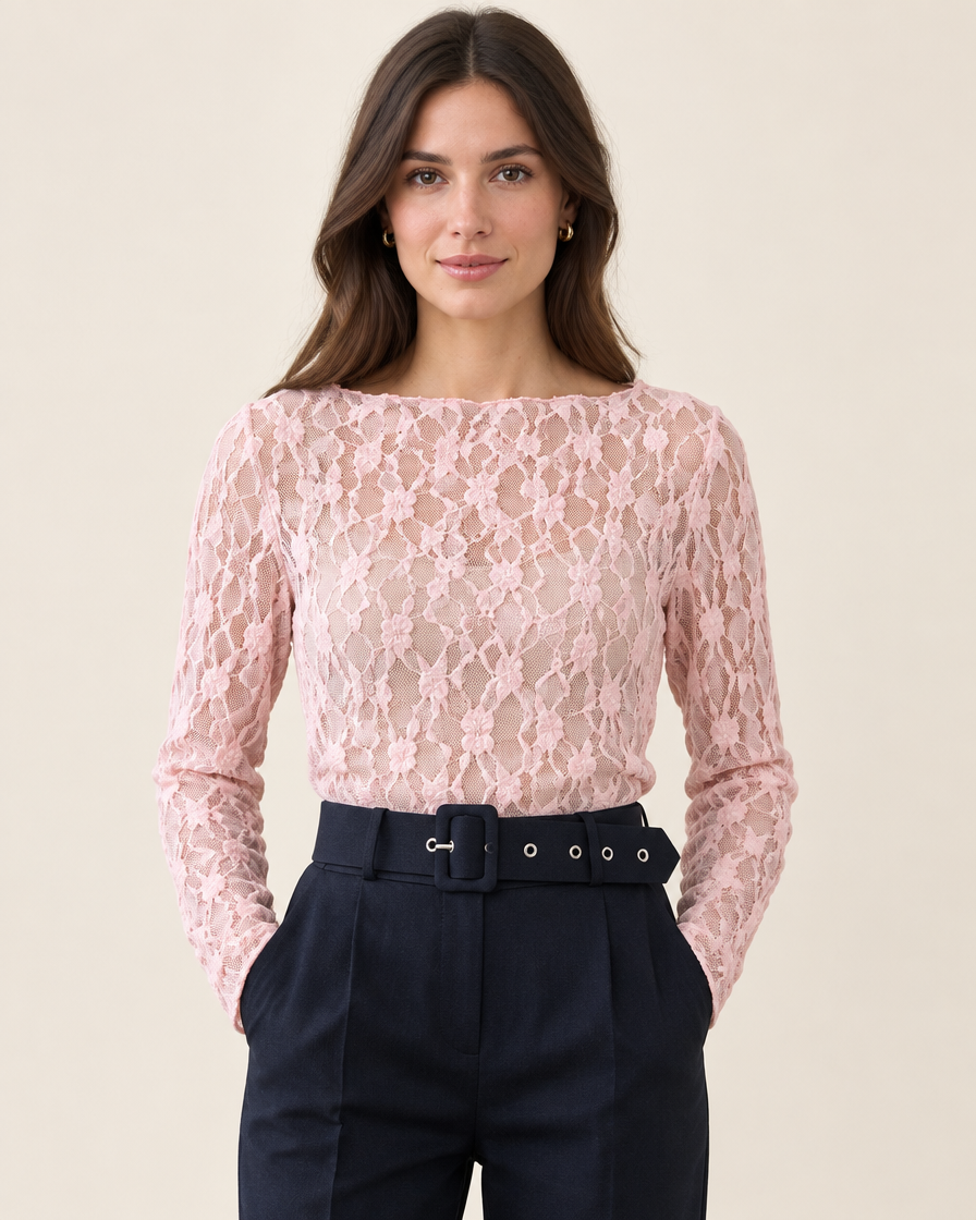 Maglia in Pizzo Testurizzato